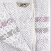 Set asciugamani in cotone Blanche rosa 3pz Saniplast