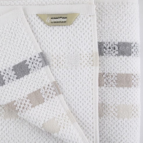 Set asciugamani in cotone Blanche...