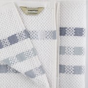 Set asciugamani in cotone Blanche azzurro 3pz Saniplast