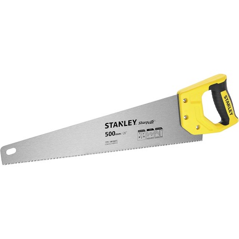 Sega per legno Sharpcut 500 mm segaccio 7 denti Stanley STHT20367-1