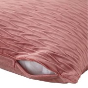 Cuscino arredo Giulia plisse 50x50 cm rosa Angelo Carillo