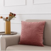 Cuscino arredo Giulia plisse 50x50 cm rosa Angelo Carillo