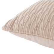 Cuscino arredo Giulia plisse 50x50 cm tortora Angelo Carillo
