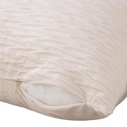 Cuscino arredo Giulia plisse 50x50 cm bianco latte Angelo Carillo