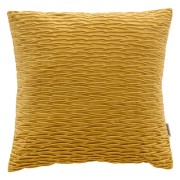 Cuscino arredo Giulia plisse 50x50 cm senape