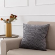 Cuscino arredo Giulia plisse 50x50 cm grigio Angelo Carillo