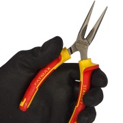 Pinze becchi mezzotondi lunghi dritti a norme VDE Stanley 0-84-006