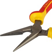 Pinze becchi mezzotondi lunghi dritti a norme VDE Stanley 0-84-006