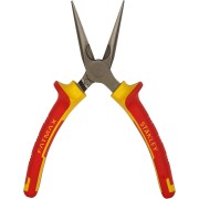 Pinze becchi mezzotondi lunghi dritti a norme VDE Stanley 0-84-006