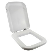 Sedile WC per modello Conca in termoindurente Saniplast aperto