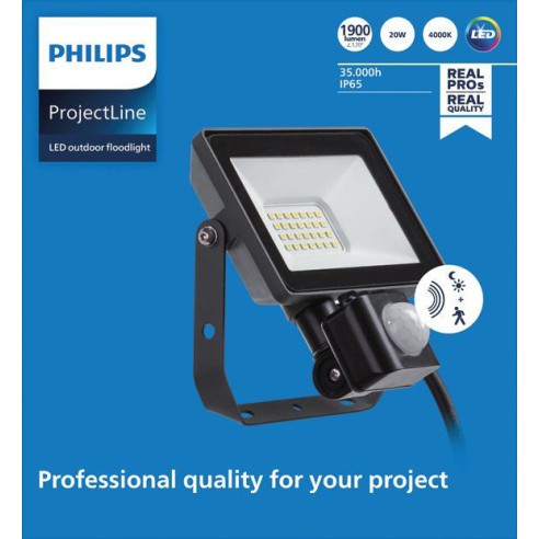 Proiettore Faretto LED 20 W LED Nero...