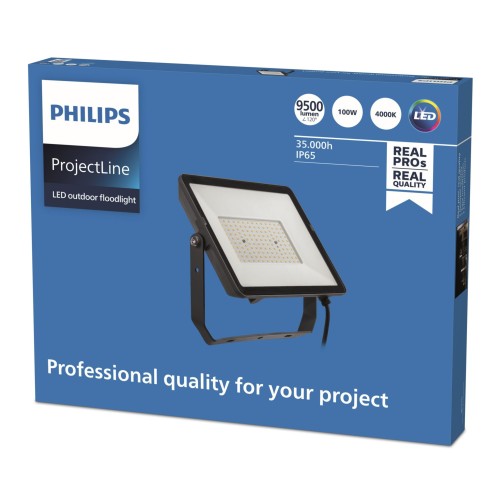 Proiettore Faretto LED 100 W LED Nero...