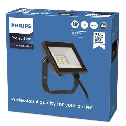 Proiettore Faretto LED 10 W LED Nero...