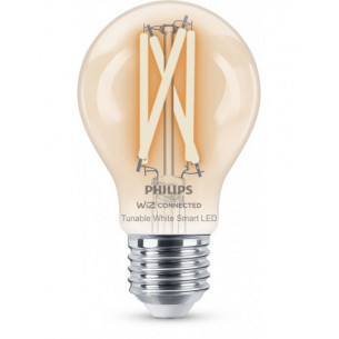 Lampadina Smart Filament Dimmerabile Tunable E27 60W Goccia 2700 K Philips