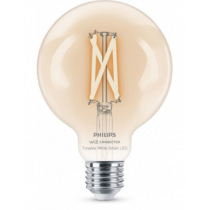 Lampadina Smart Filament Dimmerabile Tunable E27 60W Globo 2700 K Philips