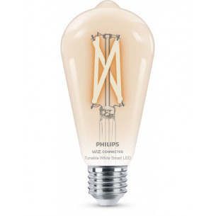 Lampadina Smart Filament Dimmerabile Tunable E27 60W Edison 2700 K Philips