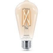 Lampadina Smart Filament Dimmerabile Tunable E27 60W Edison 2700 K Philips