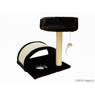 Tiragraffi-per-gatti-con-tunnel-ripiano-e-gioco-G243