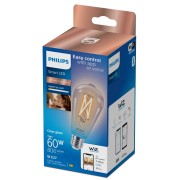 Lampadina Smart Filament Dimmerabile Tunable E27 60W Edison 2700 K Philips