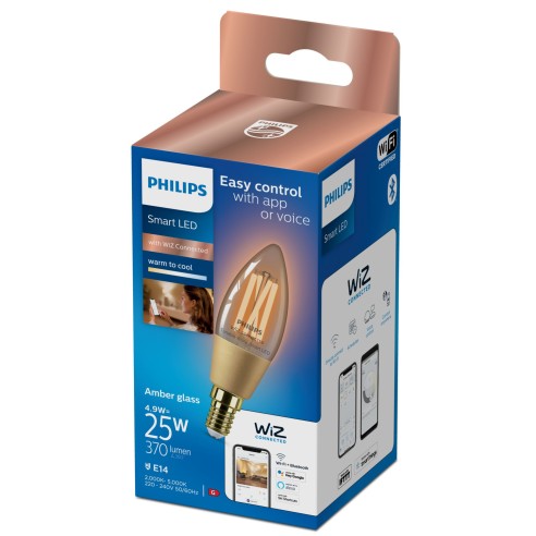 Lampadina Smart Filament Ambrata...