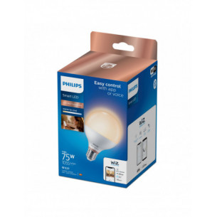 Lampadina Smart Dimmerabile Tunable E27 75W Globo 2700 K Philips 2