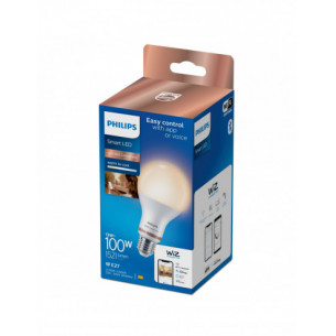 Lampadina Smart Dimmerabile Tunable E27 100W Goccia 2700 K Philips 2