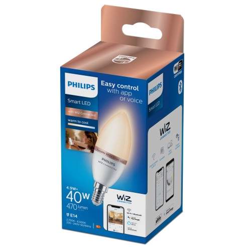 Lampadina Smart Dimmerabile Tunable E14 40W Candela 2700 K Philips
