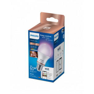 Lampadina Smart Dimmerabile Bianco o RGB E27 60W Goccia 6500 K Philips 2