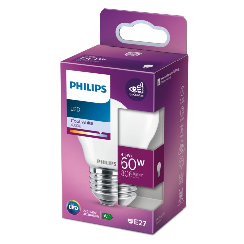 Lampadina Lustre 6,5 W 60 W E27 806 lm 4000 K Philips