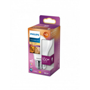 Lampadina dimmerabile 10,5 W 100 W E27 1521 lm Luce calda 2700 K Philips 2