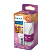 Lampadina dimmerabile 10,5 W 100 W E27 1521 lm Luce calda 2700 K Philips