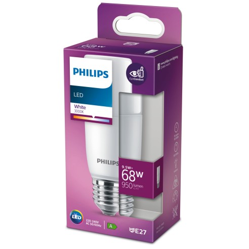 Lampadina a goccia 9,6 W 68 W E27 950 lm 3000 K Philips