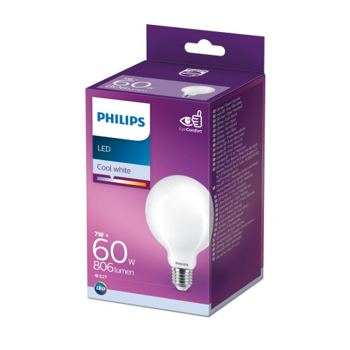 Lampadina a globo 7 W 60 W E27 806 lm 4000 K Philips