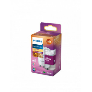 Faretto LED dimmerabile 6,2 W 80 W GU10 575 lm 2700 K Philips