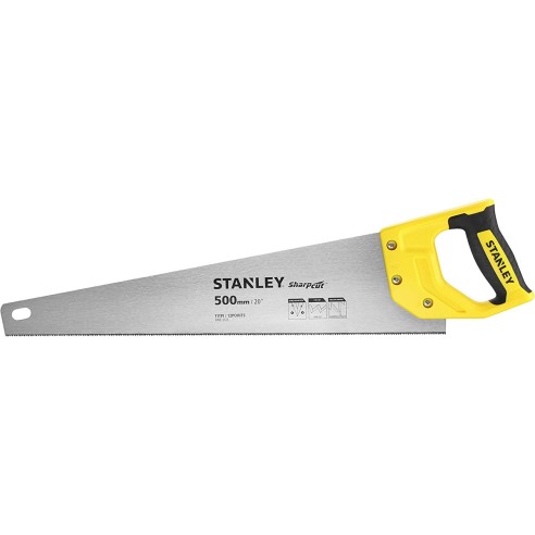 Sega per legno Sharpcut 500 mm segaccio 11 denti Stanley STHT20371-1
