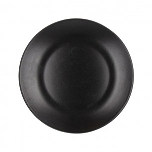 Piatto piano 26 cm linea Tatami nero
