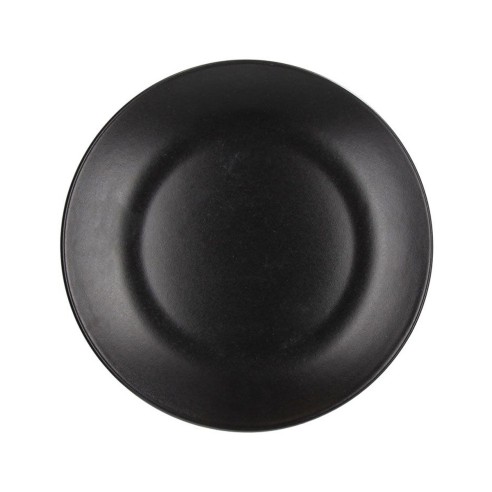Piatto piano 26 cm linea Tatami nero