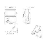 Proiettore Faretto LED 20 W LED Nero 4000 K 1900 lm Philips