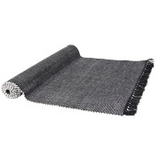 Runner tavolo 40x140 cm cotone riciclato grigio scuro