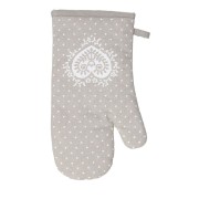 Guanto da forno 17x27 cm cotone Montana grigio