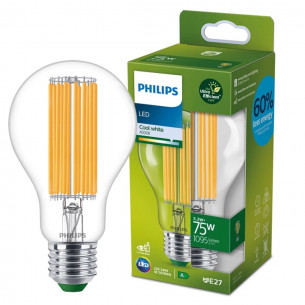 Lampadina a goccia 5,2 W 75 W E27 1095 lm 4000 K Philips