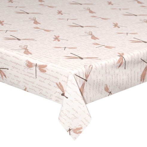 Tovaglia cotone Libellule 140x180 cm multicolor di Tognana