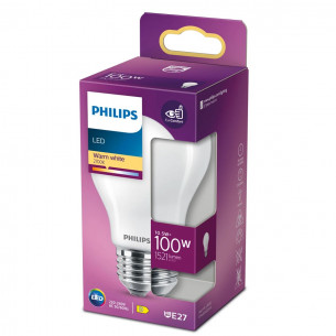 Lampadina a goccia 10,5 W 100 W E27 1521 lm 2700 K Philips 2