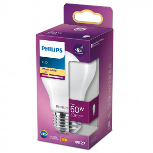 Lampadina a goccia 7 W 60 W E27 806 lm 2700 K Philips 2