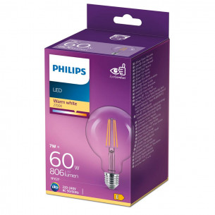 Lampadina a globo 7 W 60 W E27 806 lm 2700 K Philips 2