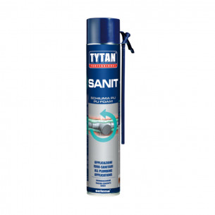 Schiuma poliuretanica Sanit multidirezionale PU foam resistente alla muffa 750 ml Tytan