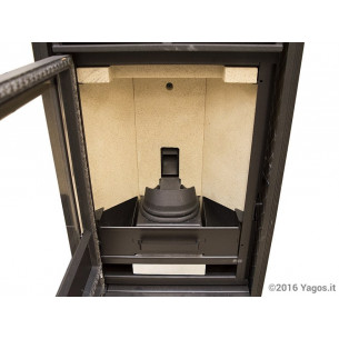 Stufa-pellet-Classica-Plus-Italiana-Camini-pergamena-canalizzata 2