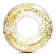 Gonfiabile salvagente glitterato INTEX 56274 oro