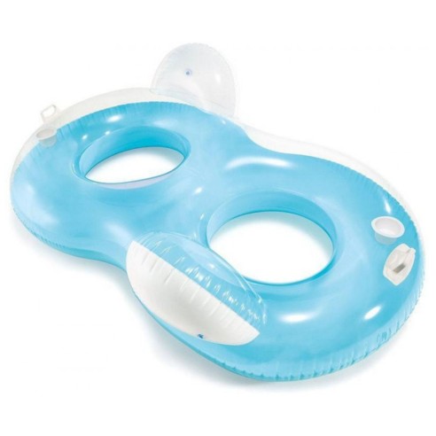 Gioco bambini adulti salvagente doppio con schienale Intex 56800