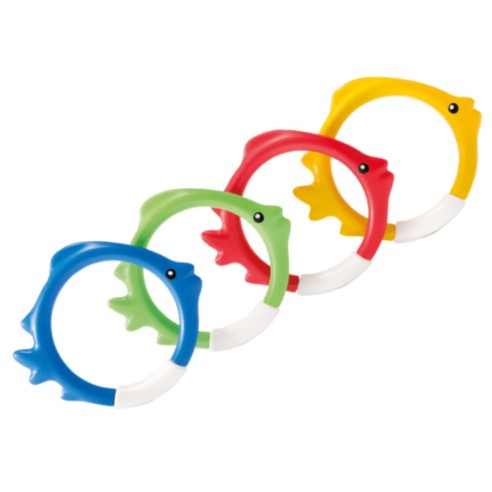 Gioco sub anelli pesciolini colorati...